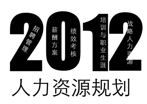 2012年人力资源规划案