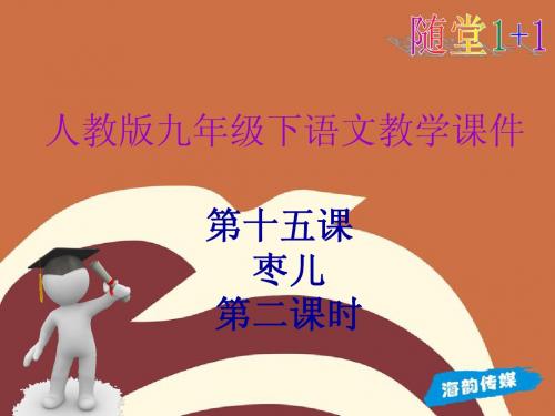 15《 枣儿》第二课时