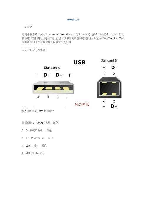 USB接线图