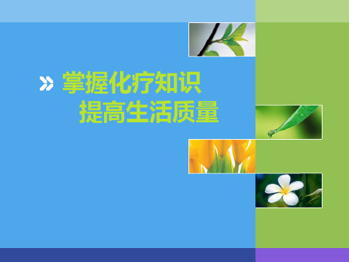 化疗健康教育【31页】