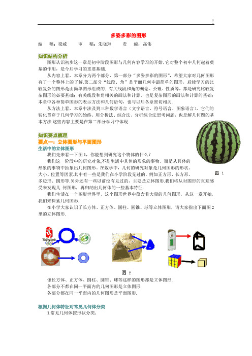 北京四中 初一数学多姿多彩的图形