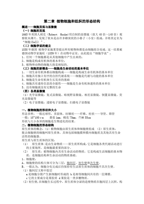 02-植物细胞和组织的形态结构