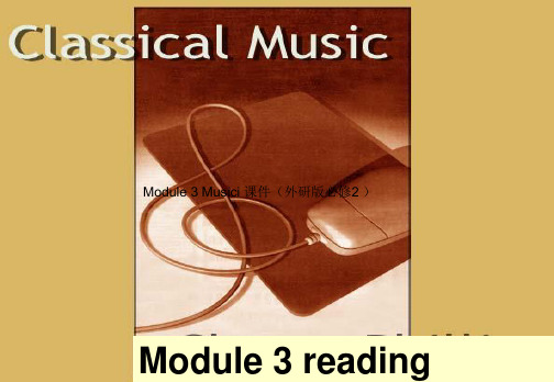 Module3Musici课件(外研版必修2)