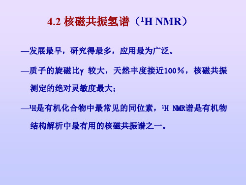 HNMR-化学位移