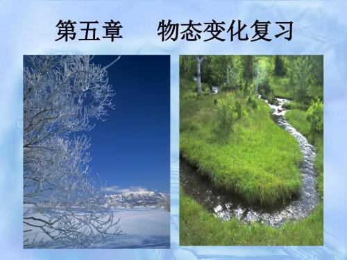 物理：第五章《物态变化》复习课件(教科版八年级上)