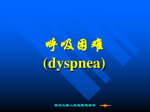 武汉大学人民医院急诊科.