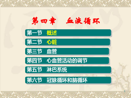 血液循环1-心脏生理ppt演示课件