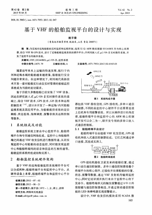 基于VHF的船舶监视平台的设计与实现