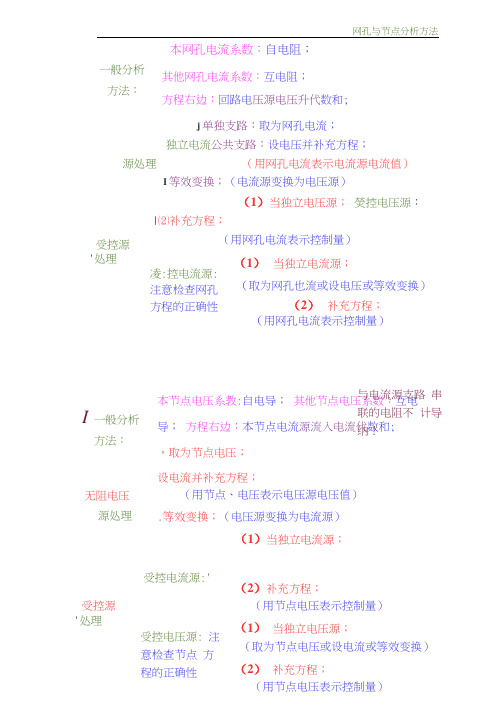 直流电路复习练习题