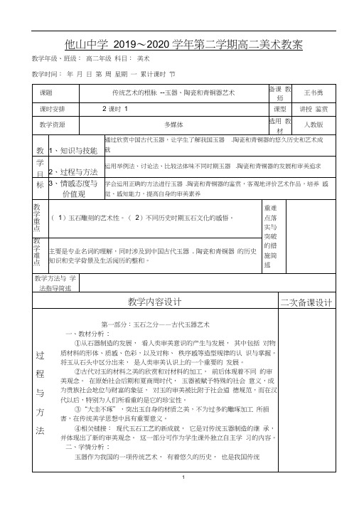 传统艺术的根脉--玉器、陶瓷和青铜器艺术