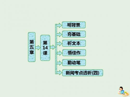 2018_2019学年高中语文第五章第14课外国评论两篇课件新人教版选修《新闻阅读与实践》