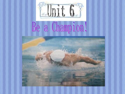 冀教版八年级下册：Unit 6   Be a Champion! Lesson 31Don’t Fall, Danny!(26张PPT)