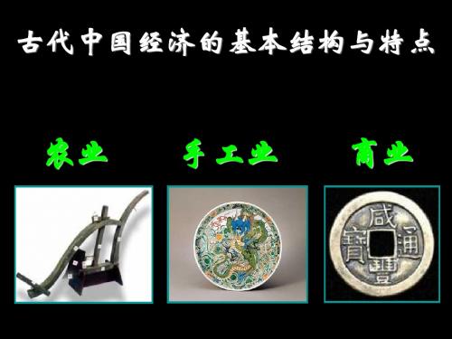 中国古代经济的特点与基本结构