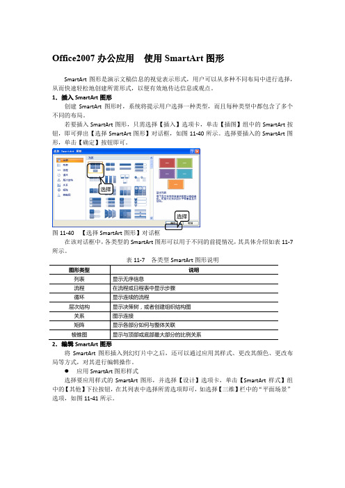 Office2007办公应用  使用SmartArt图形