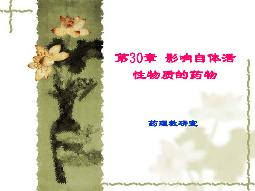 30.影响自体活性物质的药物--ym