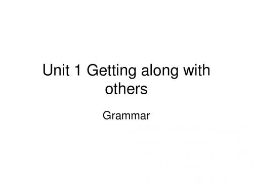 高二英语getting along with others课件11