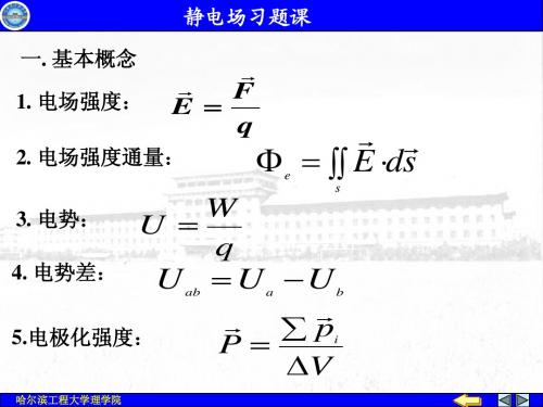 静电习题课