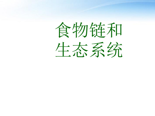 七年级生物上册 生态系统2 5 9课件 人教新课标版