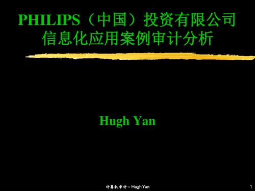 企业信息推广讲座-1-PHILIPS(中国)投资有限公司信息化应用案例审计分析
