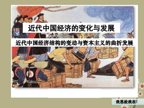 高三历史专题复习9 近代中国经济结构的变动与资本主义的曲折发展课件