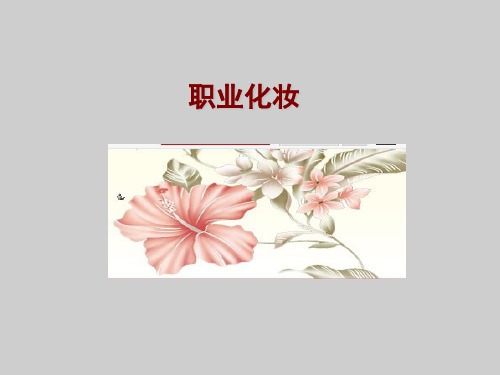 职业妆PPT