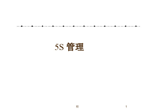 5S管理PPT课件