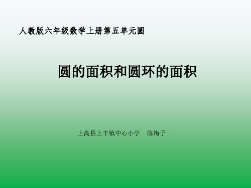 〈圆的面积〉公开课课件