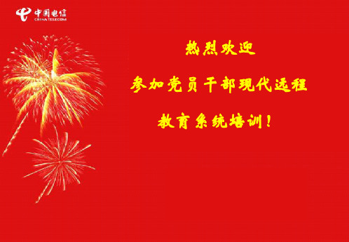 中国电信广东公司汇报材料
