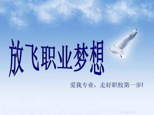 2 爱我专业,走好职校第一步主题班会