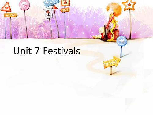 人教版(新起点)英语二年级上册《Unit 7 Festivals》课件
