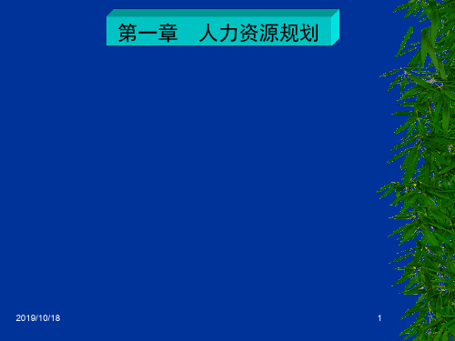 人力资源规划及工作岗位分析(ppt 112页)