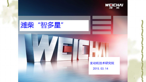 潍柴智多星服务站培训课程ppt课件