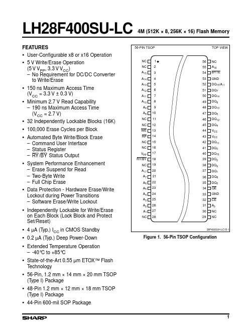 LH28F400SU-LC资料