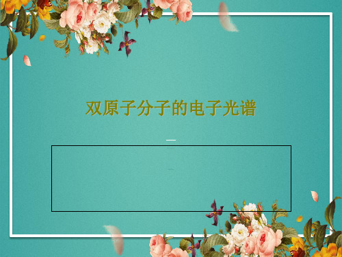 双原子分子的电子光谱共53页