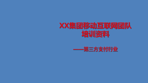 第三方支付行业介绍
