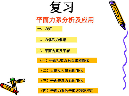 6-2旋转构件的运动与动力分析