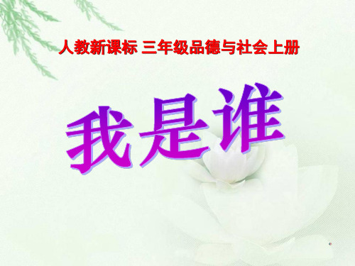 《我是谁》我的角色与责任课件ppt文档