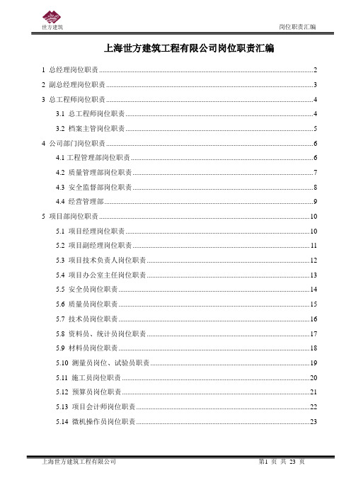 工作岗位职责牌内容(办公室挂牌)