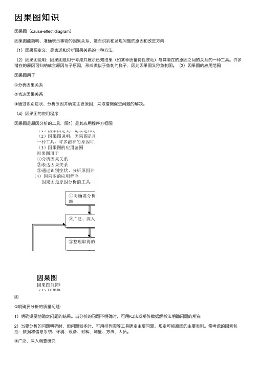 因果图知识——精选推荐