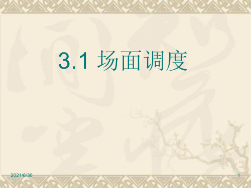 场面调度PPT课件