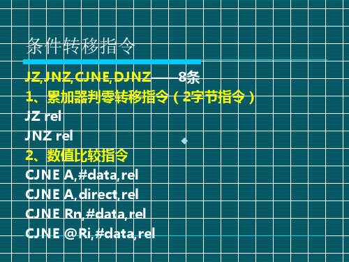 2、条件转移指令