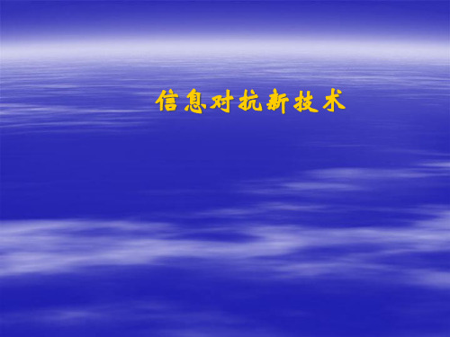信息对抗新技术