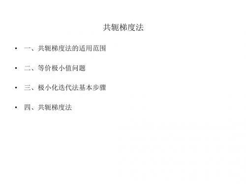 共轭梯度法(讲稿)3.