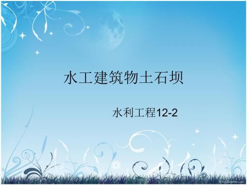 水工建筑物土石坝