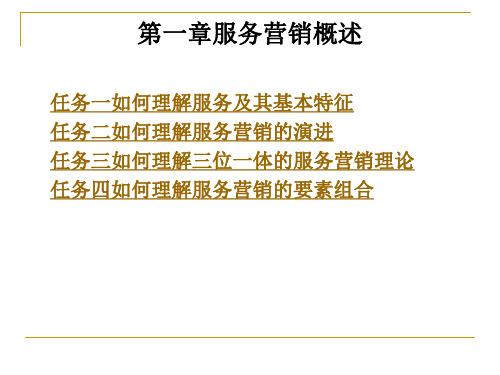 《服务营销概述》PPT课件