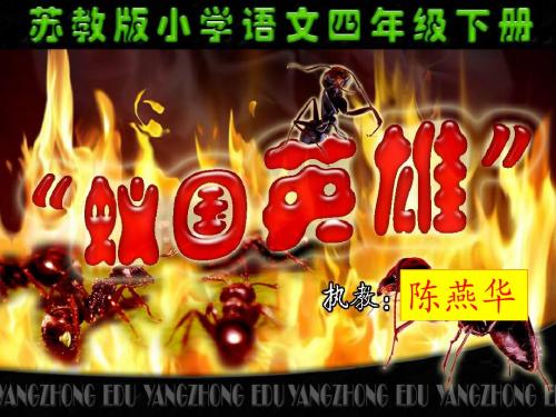 《生命的壮歌》《蚁国英雄》ppt
