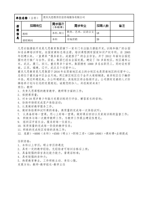 单位名称全称