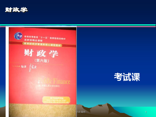 海事财政课件