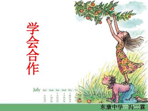 学会合作课件-心理健康教育课件