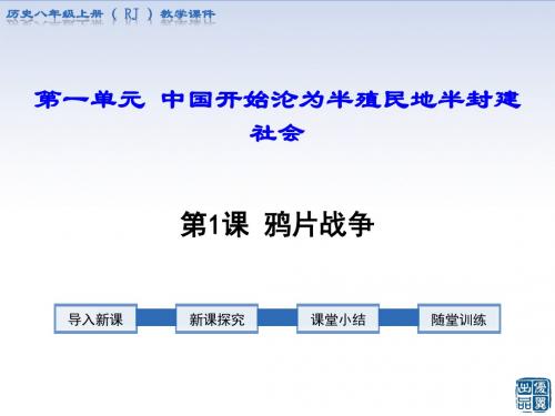 【历史课件】2018年八年级上册历史第1课鸦片战争ppt课件(部编人教版)